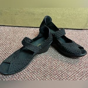 Bernie Mev peep toe wedges size 39/size 8